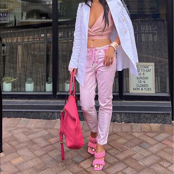 Cloture shop Authentic Isabel Marant cropped lace-up mid-rise slim leg jeans - Picture 11 of 15